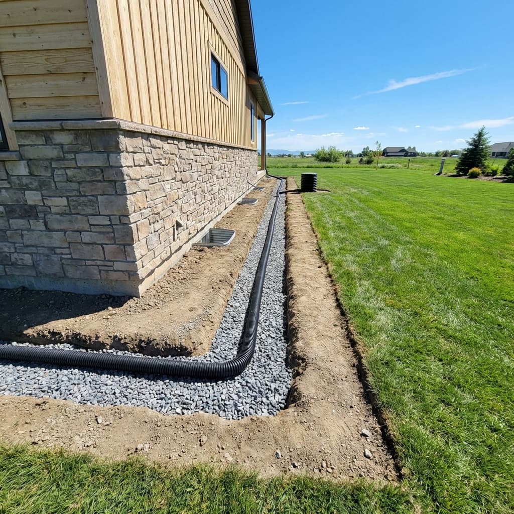 French Drain Installation in Boise, Idaho
