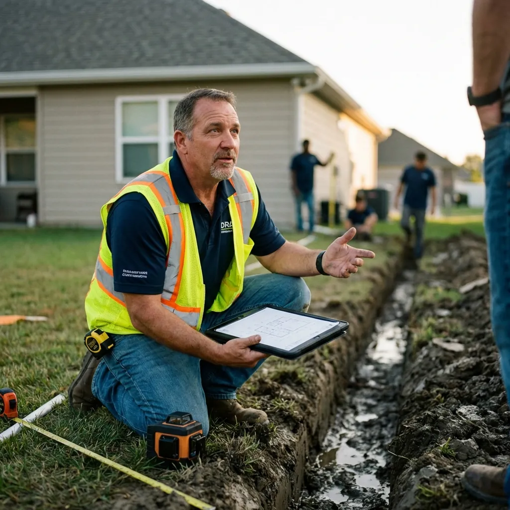 Who to Call for Drainage Problems? Plumber vs Landscaper vs Specialist