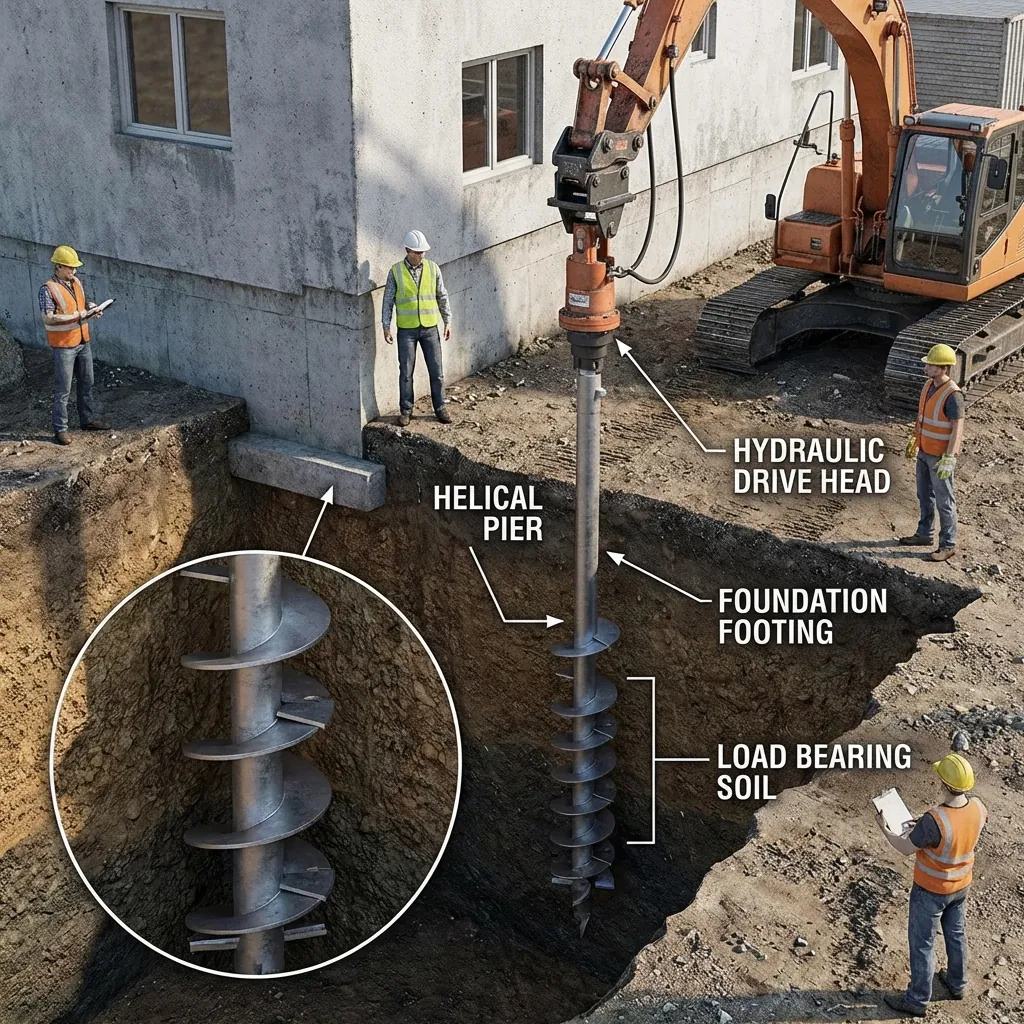 Helical Pier Installation Boise